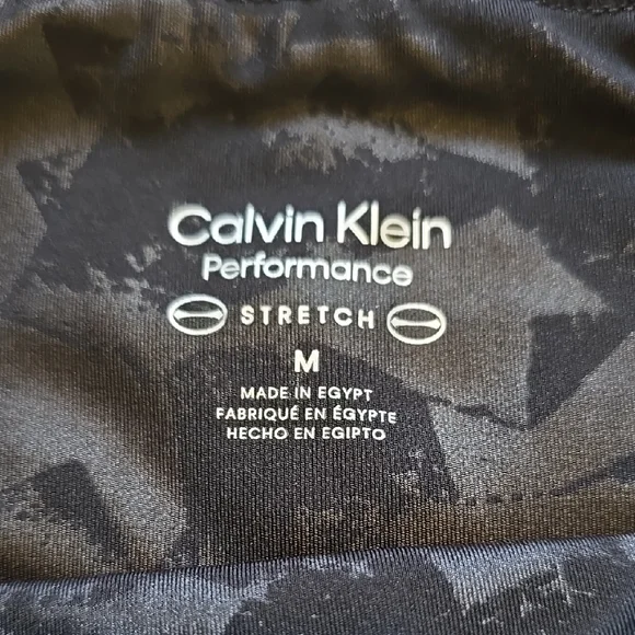 Calvin Klein Black Patterned Leggings - Picture 2 of 5